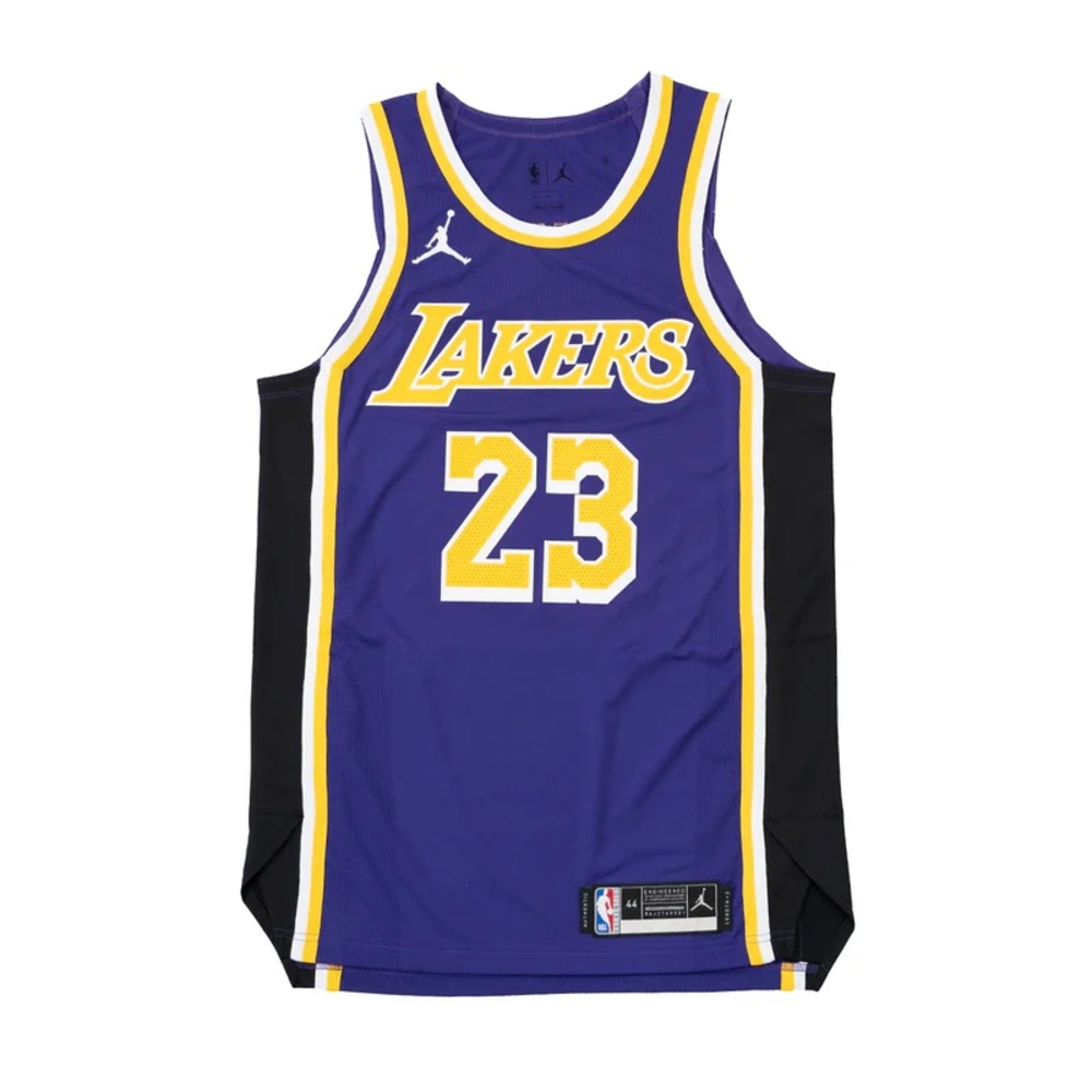Jordan NBA Swingman Jersey LeBron James Lakers Statement Edition 2020